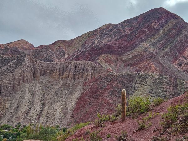 cerro de los siete colores en Purmamarca
