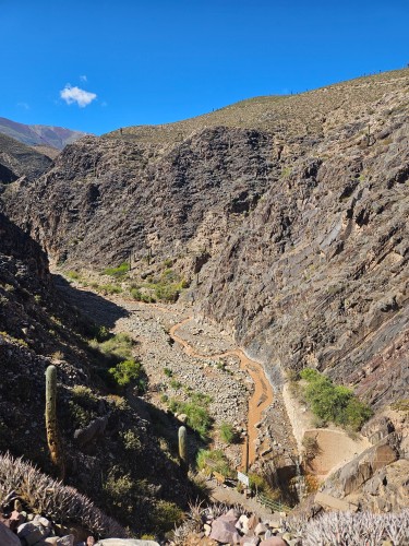 alrededores de Tilcara: garganta del diablo