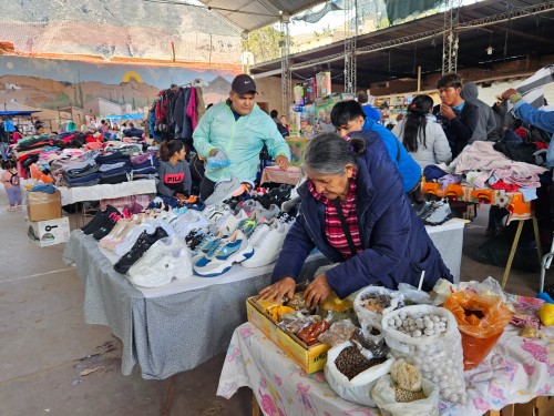 mercado en Tilcara