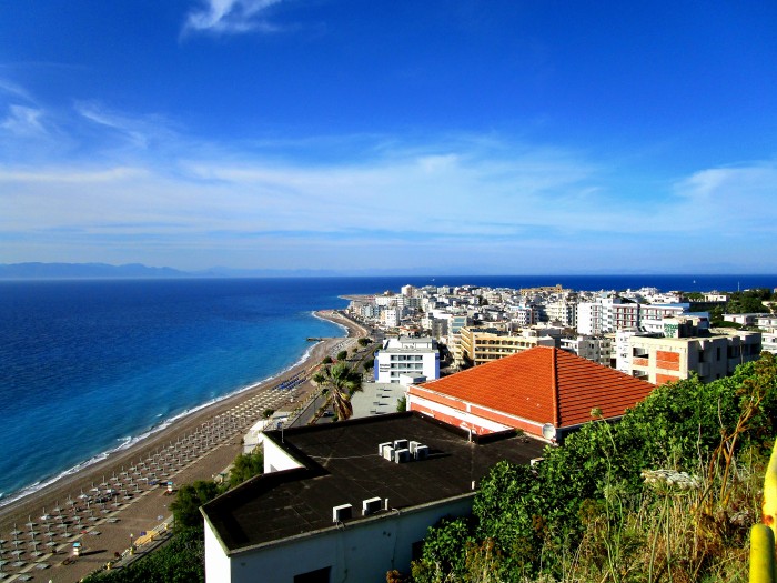 Rodas: vista playa Elli beach
