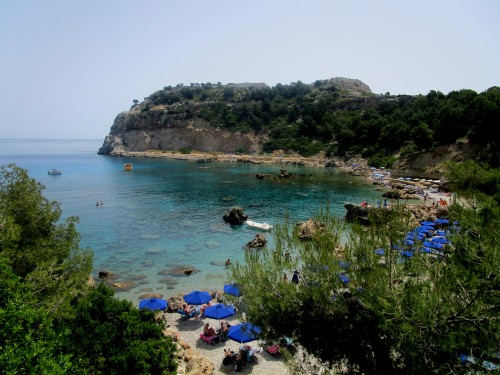 Visitar Rodas y sus playas: Playa Anthony Queen