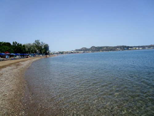 Visitar Rodas y sus playas: playa Faliraki
