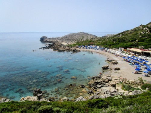 Visitar Rodas y sus playas: Playa Ladiko